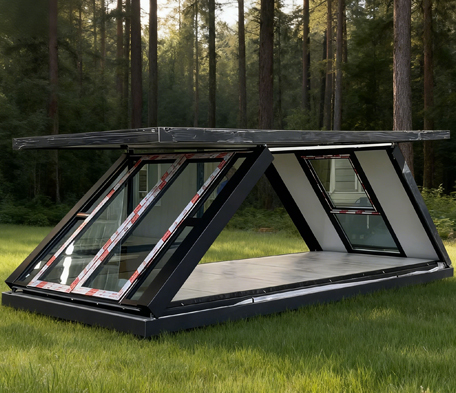 บ้านคอนเทนเนอร์พับได้แบบ Z