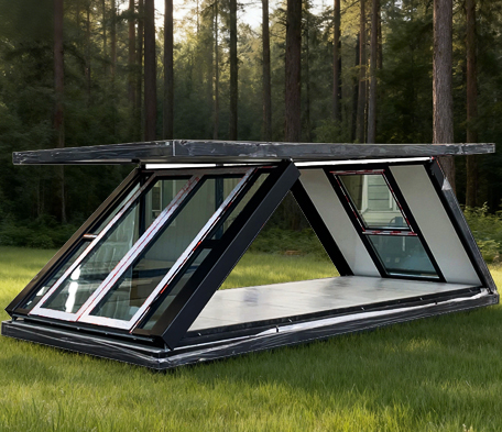 บ้านคอนเทนเนอร์พับได้แบบ Z