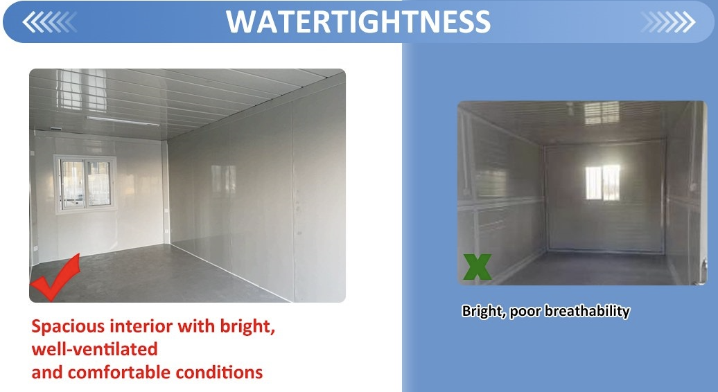 Comfortable Modular Home Interior Bright and airy interior of a Z-Type container house